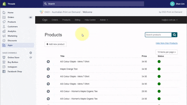 OGO - add and update your payment method